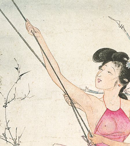 通江县-胡也佛的仕女画和最知名的金瓶梅秘戏图